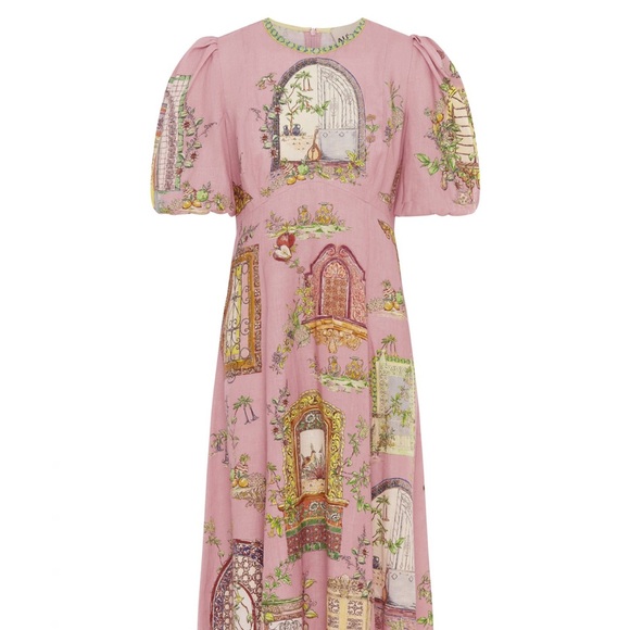 ALEMAIS monte midi dress - Picture 3 of 5